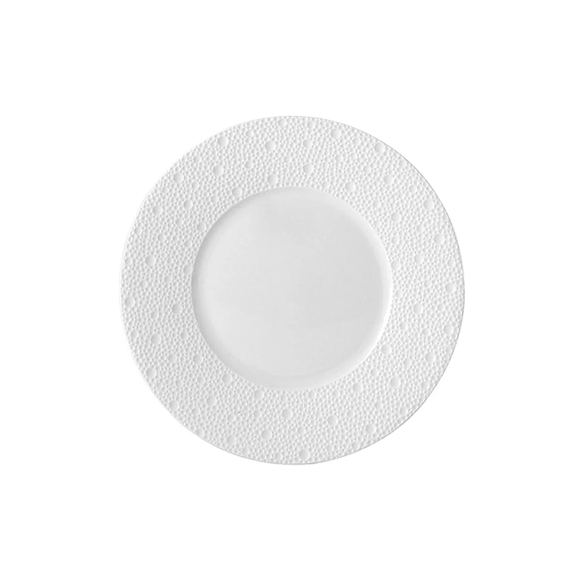 Ecume White Salad Plate