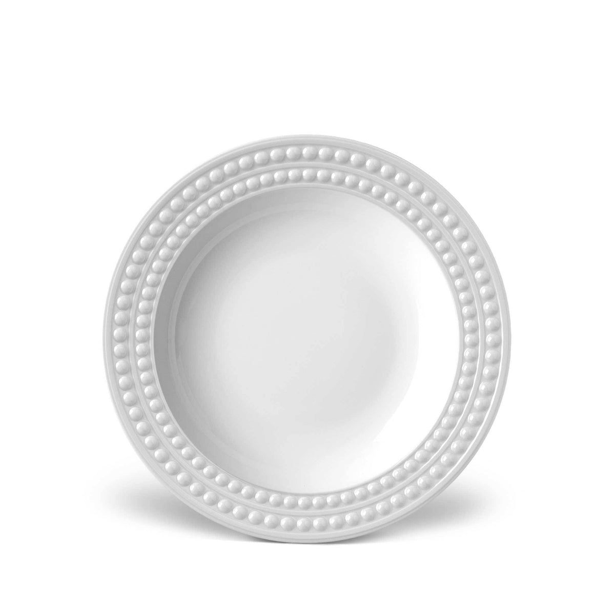 Perlée White Soup Plate