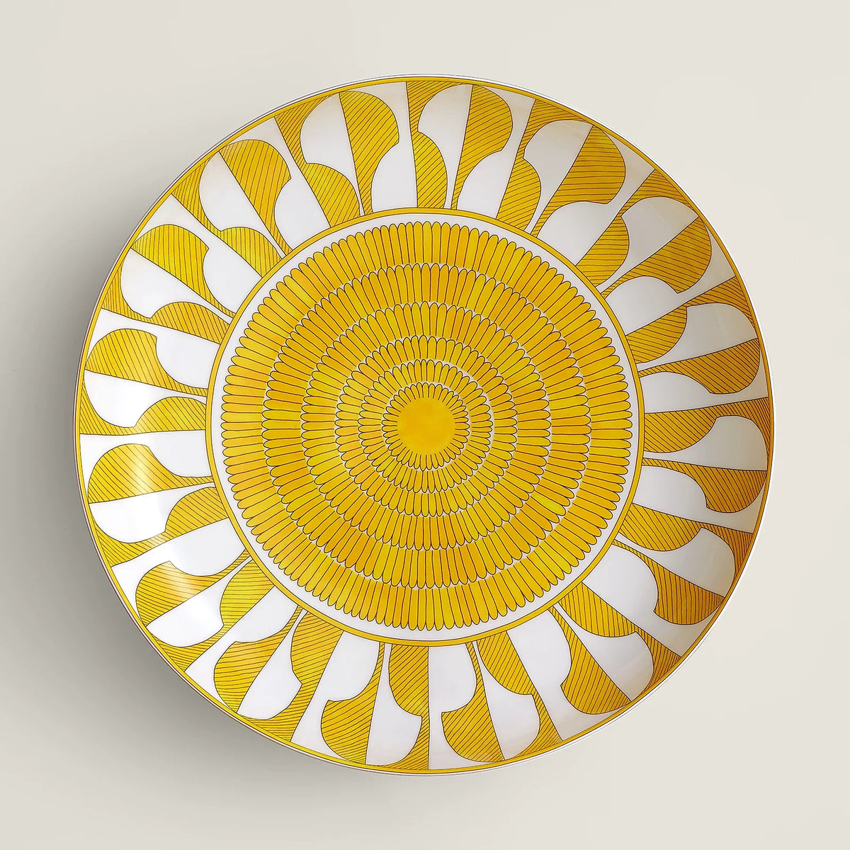 Soleil D&#39;Hermes Large Deep Round Platter