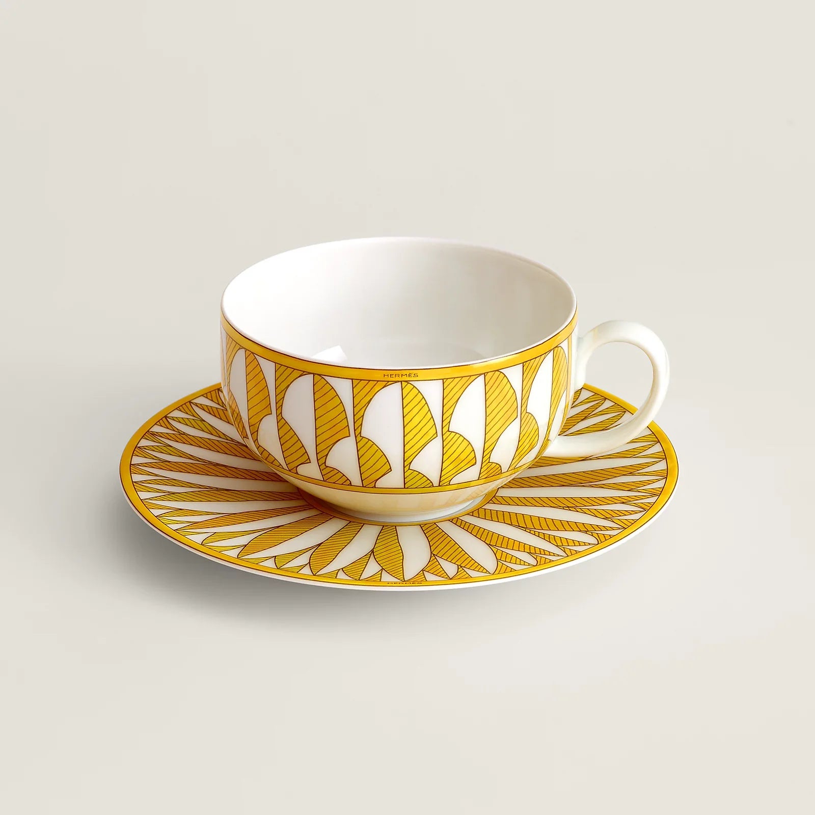 Soleil d'Hermès tea cup and saucer