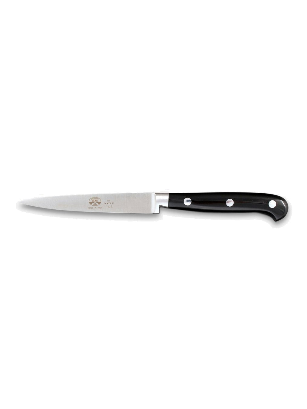 Paring knife with Black Lucite Handle