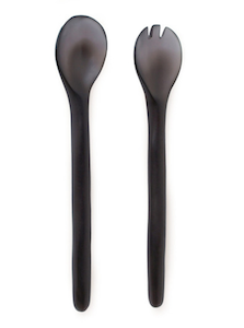 Large Grey Salad Servers