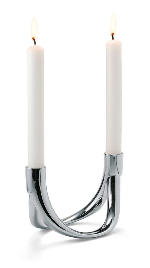 Bow Candle Holder, 2 Piece