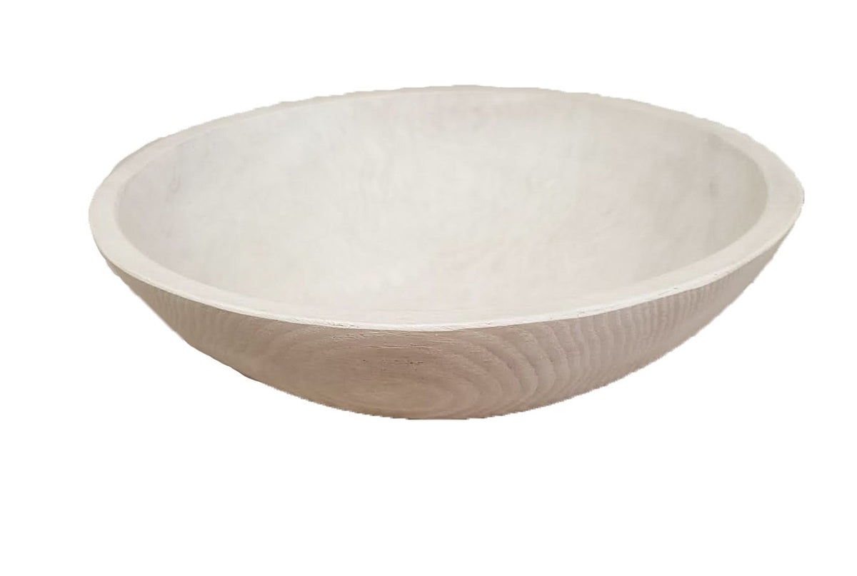 White Pearl Round 13&quot; Bowl