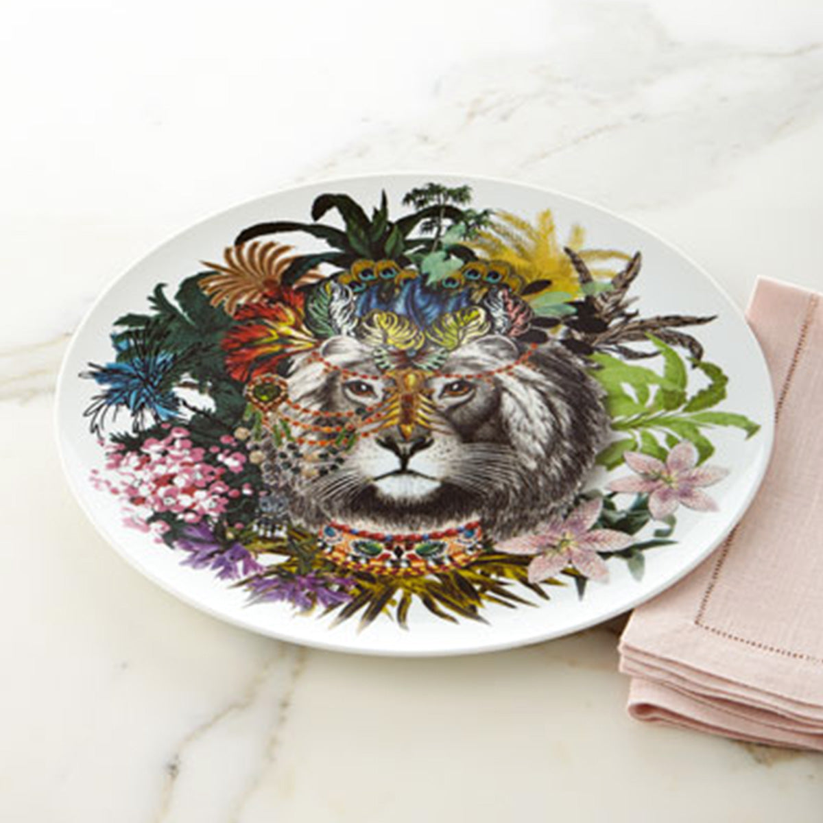 Love Who You Want Charger Plate Jungle King
