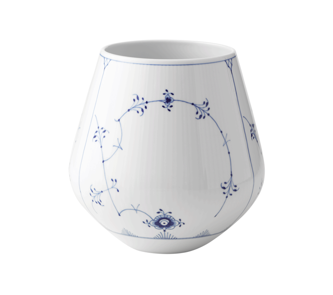 Blue Plain Vase, Large - Slowdance